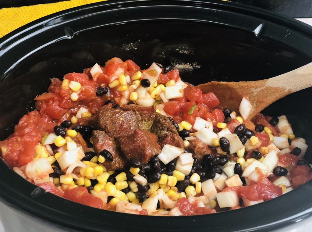 Slow Cooker Southwestern Beef Chili