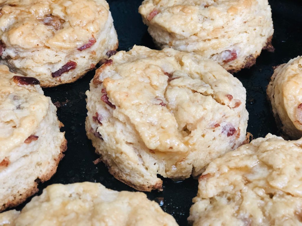 Brown Sugar Bacon Biscuits