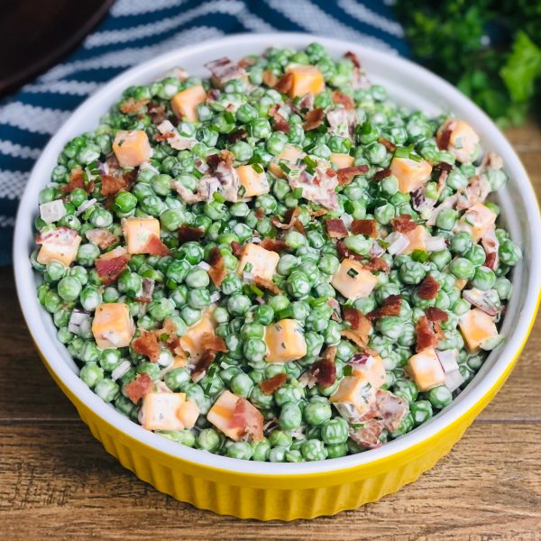 Ranch Pea Salad (Delightfully Zesty!) Heather Lucille's Kitchen