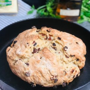 Irish-soda-bread-with-whiskey-soaked-raisins-recipe