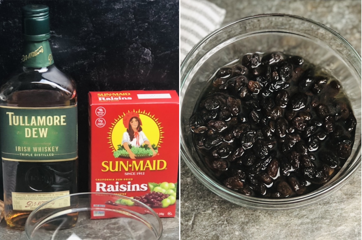 Irish Soda Bread with Whiskey Soaked Raisins Heather Lucille's Kitchen