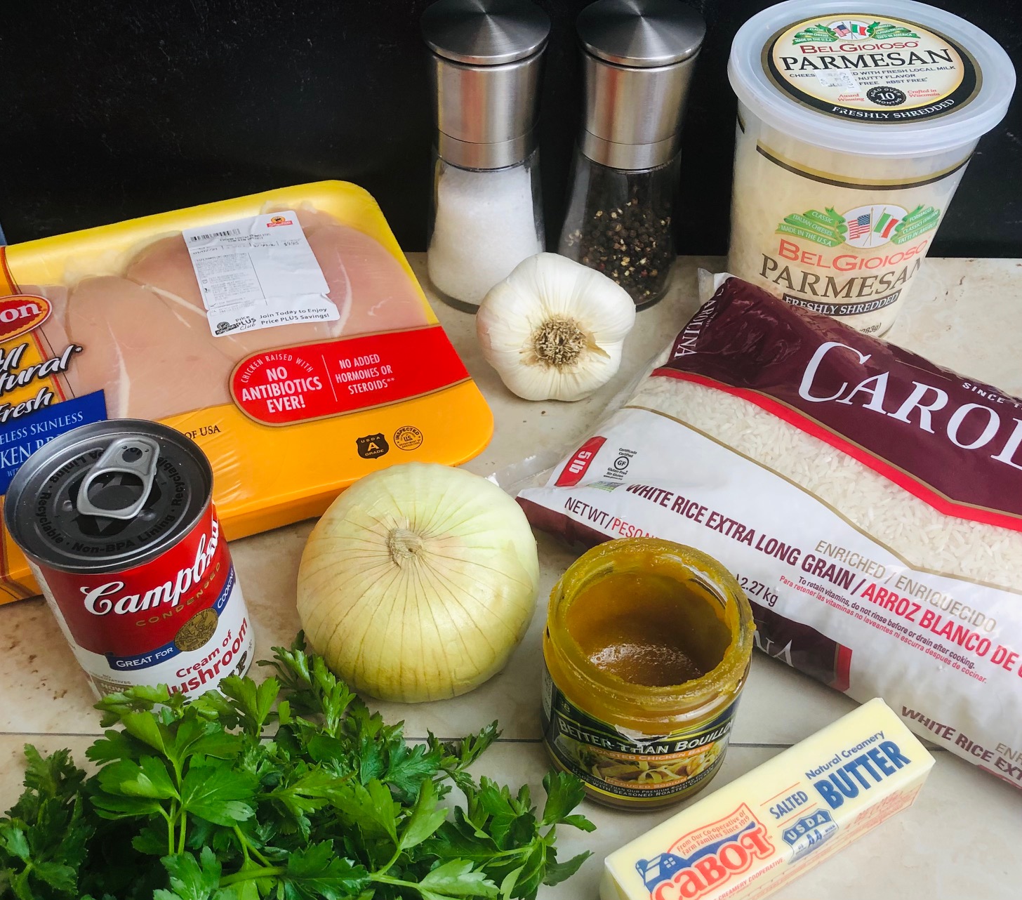 Slow Cooker Cream of Mushroom Chicken and Rice - Heather Lucille's Kitchen