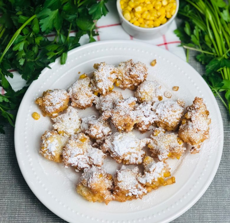 Kapok Tree Corn Fritters (Crazy Good!) Heather Lucille's Kitchen